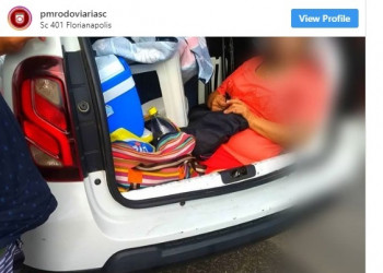 Argentino é detido por levar sogra no porta-malas do carro em Florianópolis(SC)